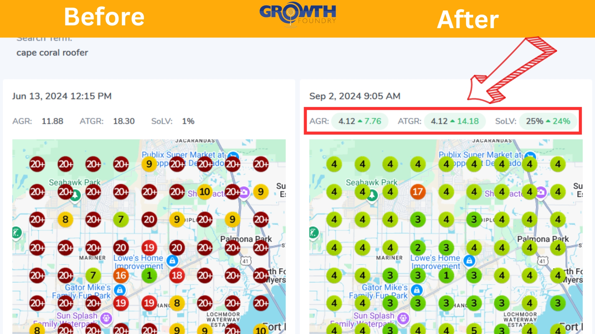 Cape Coral Roofer Case Study - Before & After Geogrid